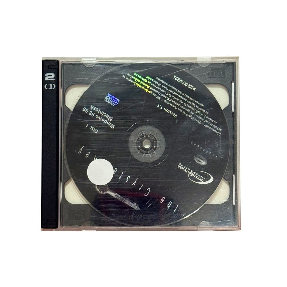 The Crystal Key PC Game 1999 DreamCatcher Interactive 2 Disc CD ROM Windows Mac